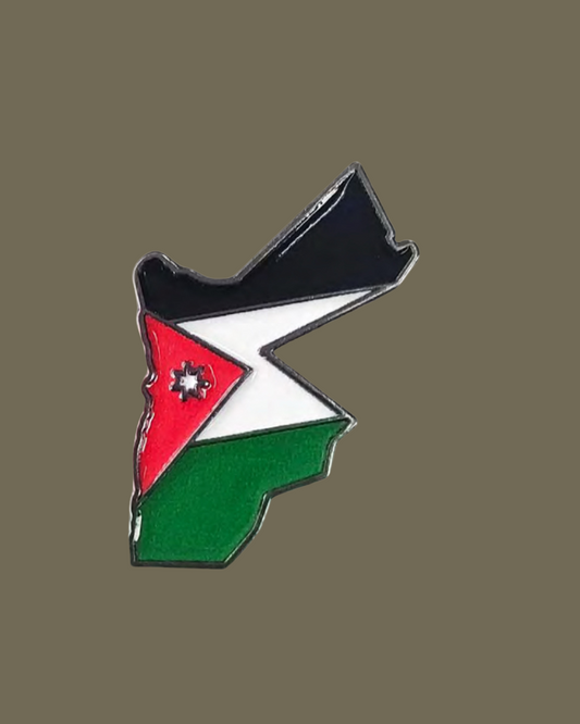 Jordanian map flag