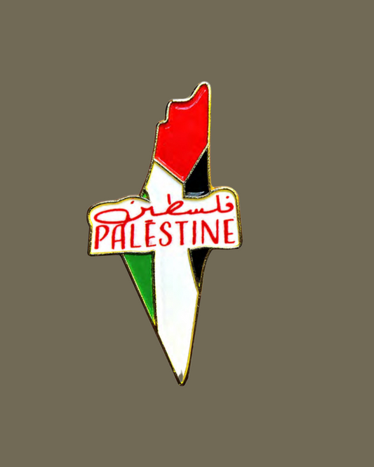 Palestinian map flag
